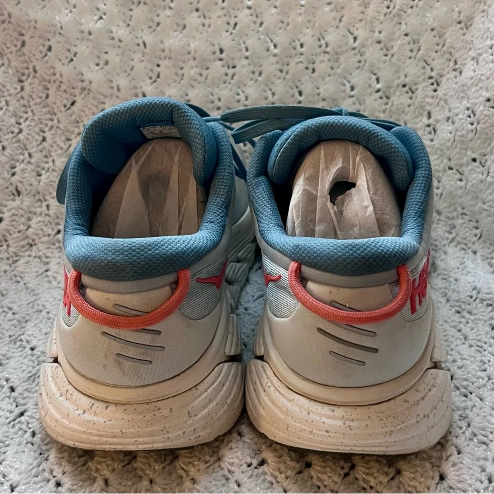 HOKA Gaviota 4 running shoes - blue fog/ plein air women’s wide width size 9.5 - Picture 6 of 16